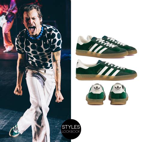 adidas gucci gazelle harry styles|harry styles gucci shoes.